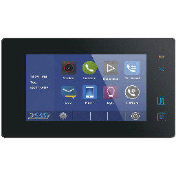 Interfonie video - DT47MG-TD7-bk * Post de interior video cu conexiune pe 2 fire si ecran color LCD de 7”