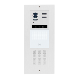 Interfonie video - DT821F-DK * Post de apel video cu tastatura iluminata, cititor RFID si afisaj  LED