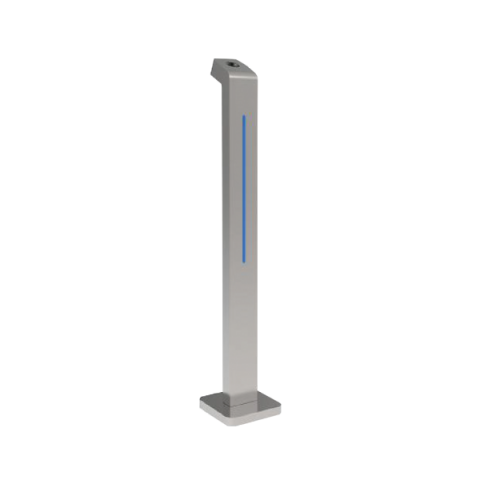 DTF-413 * Stalp din INOX cu suport pentru fixarea echipamentelor de control acces Diverse - DTF-413 * Stalp din INOX cu suport pentru fixarea echipamentelor de control acces