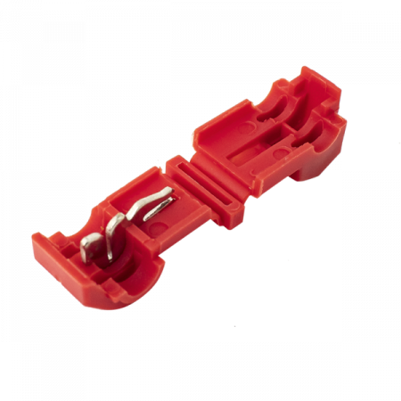 ET-T1-T(50) * Conector tip T pentru imbinarea cablurilor litate AWG 22–18, 0.5~1mm², pachet 50 bucati [1]