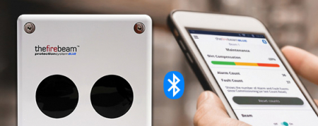 Bariere de fum - FIREBEAM BLUE * Bariera de fum FireBeam BLUE, configurare si metenanta prin Bluetooth folosind aplicatia The FireBeam