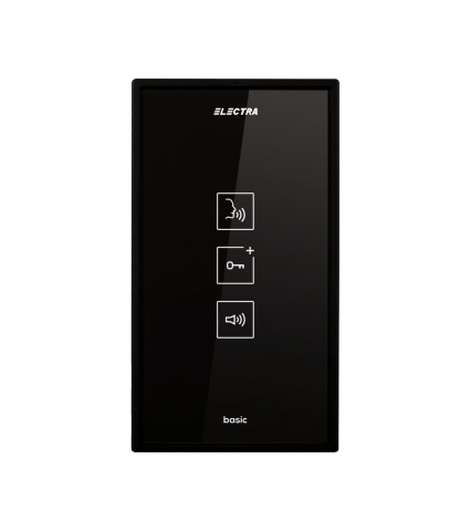 Interfonie audio - IA.04N * Post de interior audio Electra, compatibil cu instalatii analogice, tastatura touch iluminata, carcasa ABS, negru