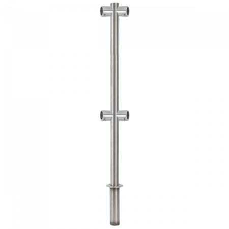K-KIKO * Stalp intermediar 180° din INOX suport pentru balustrade din INOX, montare ingropata Diverse - K-KIKO * Stalp intermediar 180° din INOX suport pentru balustrade din INOX, montare ingropata
