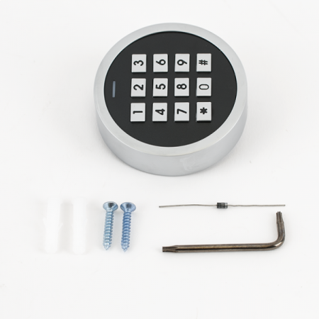 K7 * Controler de acces stand-alone cu tastatura si cititor de  carduri EM (125kHz), antivandal, rezistent la apa [1]