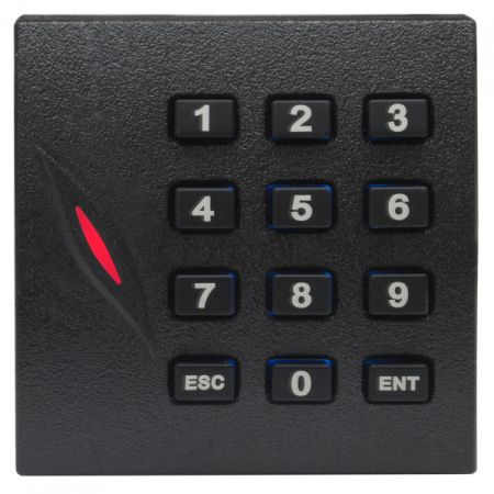 Cititoare control acces - KR-102M * Cititor de proximitate RFID (MIFARE 13.56MHz) cu tastatura; pentru centrale de control acces