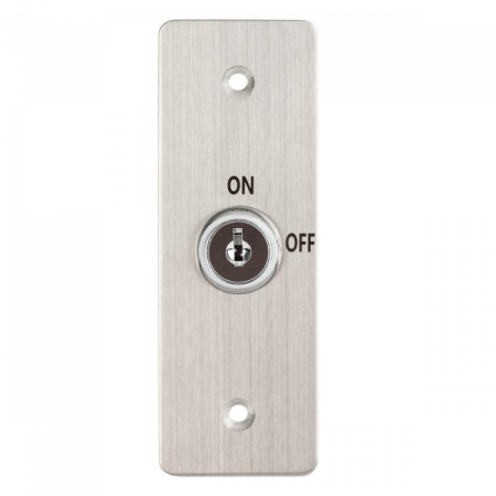 KY-C-SS-2 * Buton de iesire incastrabil/aplicabil cu carcasa, cu cheie Butoane acces - KY-C-SS-2 * Buton de iesire incastrabil/aplicabil cu carcasa, cu cheie