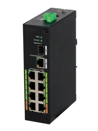 LR2110-8ET-120 * Switch industrial 8 porturi long distance POE Switch-uri - LR2110-8ET-120 * Switch industrial 8 porturi long distance POE