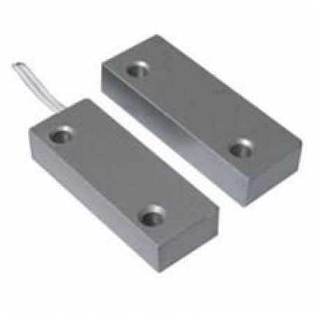 MS-18M * Contact magnetic metalic cu montaj aparent pentru usi metalice Sisteme detectie efractie - MS-18M * Contact magnetic metalic cu montaj aparent pentru usi metalice