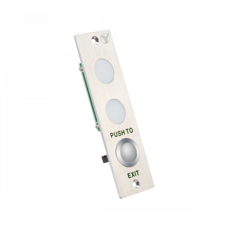 PBK-813(LED) * Buton de iesire incastrabil din otel inoxidabil, cu monitorizare stare incuietoare Butoane acces - PBK-813(LED) * Buton de iesire incastrabil din otel inoxidabil, cu monitorizare stare incuietoare
