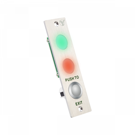 PBK-813(LED) * Buton de iesire incastrabil din otel inoxidabil, cu monitorizare stare incuietoare [1]
