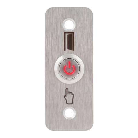 PBK-B-19L-NO/NC-rdgn * Buton bistabil, incastrabil, cu LED de semnalizare rosu sau verde, protectie la intemperii IP65 [1]