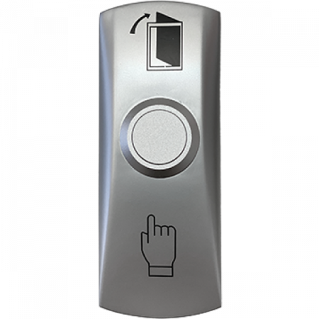 PBK-I-19-2(v2) * Buton de iesire de aluminiu plat, cu montare aplicata Butoane acces - PBK-I-19-2(v2) * Buton de iesire de aluminiu plat, cu montare aplicata