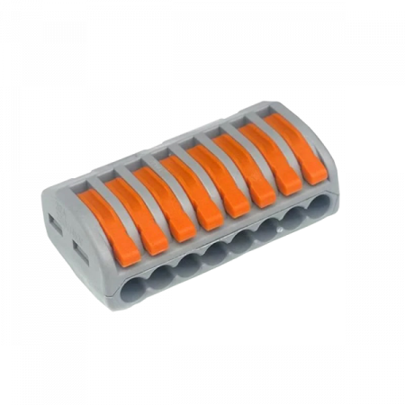 PCT-218(10) * Cleme legaturi rapide cabluri 8 x max. 4mm² Conectori - PCT-218(10) * Cleme legaturi rapide cabluri 8 x max. 4mm²