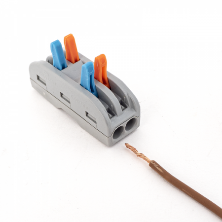 PCT-222(10) * Conectori legaturi rapide cabluri 2 x 1 la 1, max. 4mm² [1]