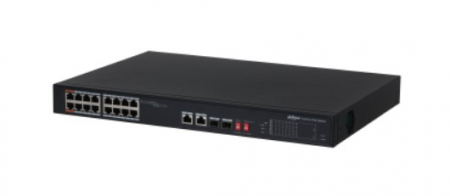 PFS3218-16ET-135 * Switch POE  - 16 + 2xRJ45 + 2xSFP  porturi- 135W - 10/100MBPS - LAYER 2, protectie ESD Switch-uri - PFS3218-16ET-135 * Switch POE  - 16 + 2xRJ45 + 2xSFP  porturi- 135W - 10/100MBPS - LAYER 2, protectie ESD
