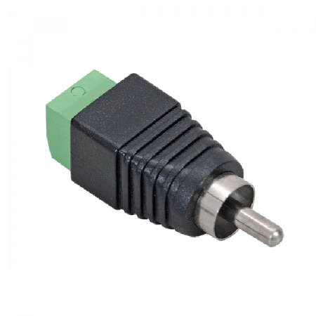 RCAM(P10) * Pachet de 10 bucati de conectori RCA male (tata) rapid, cu bloc terminal cu suruburi Conectori video - RCAM(P10) * Pachet de 10 bucati de conectori RCA male (tata) rapid, cu bloc terminal cu suruburi