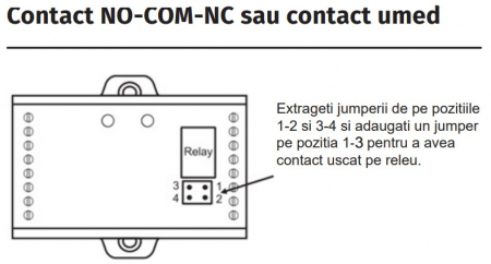 S-BOARD3-WIFI * Modul de control access cu un releu si comunicatie WiFi, functioneaza cu orice cititor Wiegand 26~44, 56, 58biti [2]