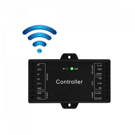 Control acces stand-alone - S-BOARD3-WIFI * Modul de control access cu un releu si comunicatie WiFi, functioneaza cu orice cititor Wiegand 26~44, 56, 58biti