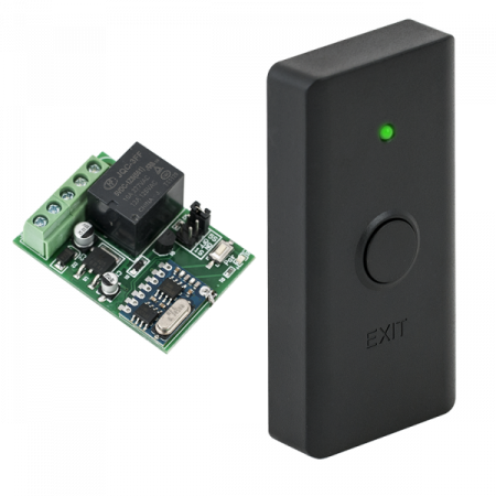 Butoane acces - SBUTTON 6-dry * Buton de acces cu comunicatie wireless, contact uscat NO-COM-NC