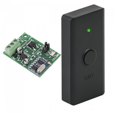 Butoane acces - SBUTTON 6-wet * Buton de acces cu comunicatie wireless, contact umed +12Vcc