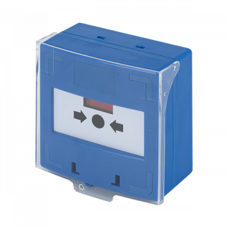 Butoane acces - SCP-100-bl * Buton iesire de urgenta aplicabil, cu 3 comutatoare NC-COM-NO, din plastic, albastru