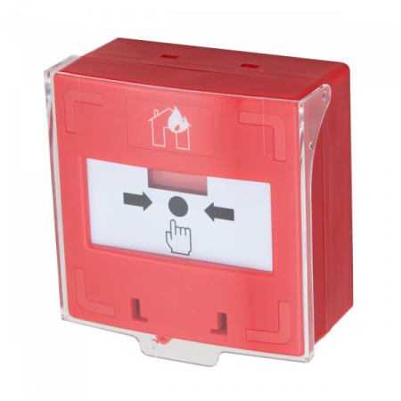 SCP-100-rd * Buton iesire de urgenta aplicabil, cu 3 comutatoare NC-COM-NO, din plastic, rosu Butoane incendiu - SCP-100-rd * Buton iesire de urgenta aplicabil, cu 3 comutatoare NC-COM-NO, din plastic, rosu