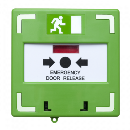SCP-110-gn * Buton iesire de urgenta cu 3 comutatoare NC-COM-NO, Buzzer si LED bicolor [1]