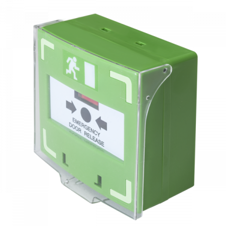 Butoane acces - SCP-110-gn * Buton iesire de urgenta cu 3 comutatoare NC-COM-NO, Buzzer si LED bicolor