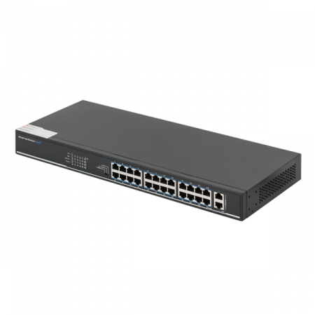 SF26P-LM * Switch ethernet PoE+ cu functie PoE Watchdog, 24 porturi 10/100Mbps POE+ downlink, 2 porturi 10/100/1000Mbps uplink Switch-uri - SF26P-LM * Switch ethernet PoE+ cu functie PoE Watchdog, 24 porturi 10/100Mbps POE+ downlink, 2 porturi 10/100/1000Mbps uplink