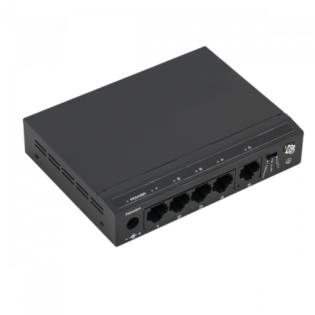 SG5-M * Switch gigabit cu 4 porturi downlink 10/100/1000Mbps si un port 1 port uplink 10/100/1000Mbps, cu functie Switching loop detection Switch-uri - SG5-M * Switch gigabit cu 4 porturi downlink 10/100/1000Mbps si un port 1 port uplink 10/100/1000Mbps, cu functie Switching loop detection