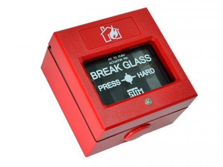 SM-108 * Buton de alarmare cu separator de sticlă Butoane incendiu - SM-108 * Buton de alarmare cu separator de sticlă