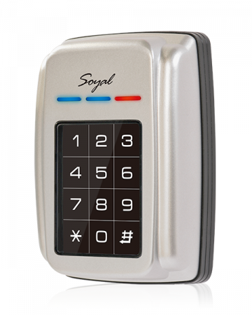 Control acces stand-alone - Soyal AR-321 HBR 1111-T * Unitate metalica ANTIVANDAL de exterior compusa din cititor de proximitate si tastatura