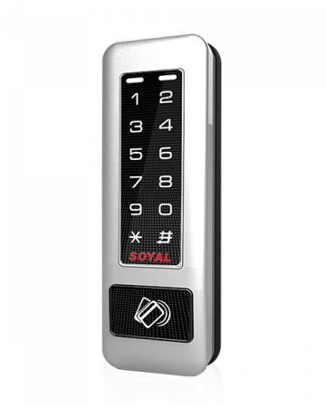 Control acces stand-alone - Soyal AR-331HBR1111-TM * Unitate control acces Soyal cu cititor carduri proximitate 125kHZ si tastatura TOUCH pannel iluminata
