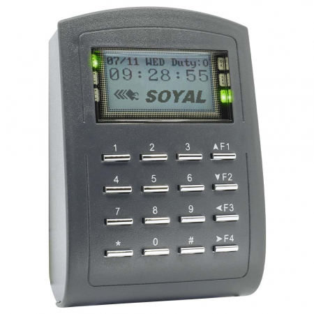 Control acces stand-alone - SOYAL AR-727EBR1121-A * Unitate control acces compusa din cititor de proximitate 125kHz si Mifarre 13.5 MHz si tastatura