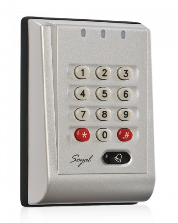 Control acces stand-alone - Soyal AR-757 HBR 1121 * Unitate compusa din cititor de proximitate si tastatura, capacitate 1024 cartele in regim  STAND ALONE