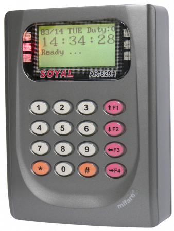 Control acces stand-alone - Soyal AR 829 HBR * Unitate compusa din cititor de proximitate si tastatura cu posibilitate de lucru STAND ALONE sau RETEA