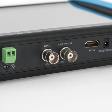 T-9800ADH+ * Tester CCTV 7" Touch Screen - HD-TVI/CVI/AHD/CVBS/IP, H.264/265, 4K, HDMI I/O, WIFI, POE [2]