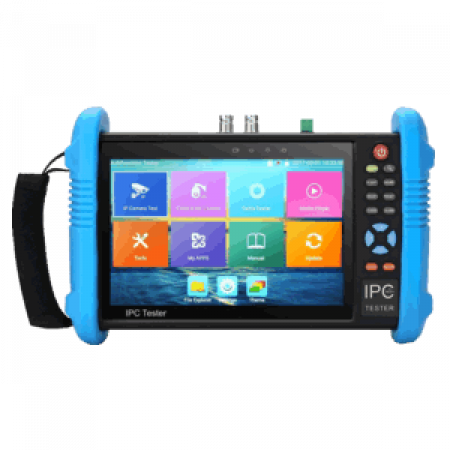 Testere CCTV - T-9800MADH+ * Tester CCTV 7" HD-TVI / HD-CVI / AHD / CVBS / IP - 4K, H.265 - multimetru digital