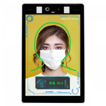 Terminale de pontaj - TS3080-AI * Terminal control acces cu recunoastere faciala, sistem masurare temperatura si detectie masca