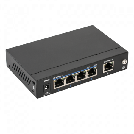 Switch-uri - UTP1-SW0401-TP60 * Switch PoE 5 porturi (4 downlink, 1 uplink) pentru sisteme de supraveghere