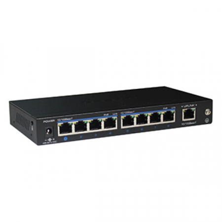 Switch-uri - UTP1-SW0801-TP120 * Switch ethernet PoE+, 8 porturi 10/100 Mbps POE+ downlink, 1 port 10/100 Mbps uplink