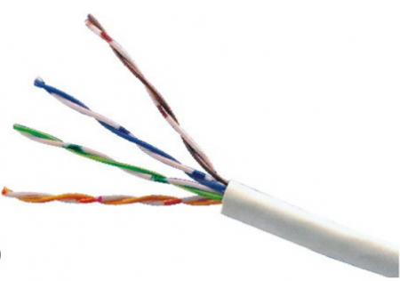 UTP5E-PVC * CABLU UTP CAT5e 100% Cupru, Ø 0.46mm Cabluri - UTP5E-PVC * CABLU UTP CAT5e 100% Cupru, Ø 0.46mm