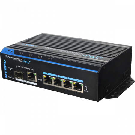 UTP7204E-POE-A1 * Switch ethernet POE+ industrial, 4+1 porturi Switch-uri - UTP7204E-POE-A1 * Switch ethernet POE+ industrial, 4+1 porturi