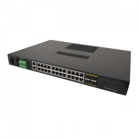 UTP7624GE-IE * Switch industrial 24 porturi eth 1000Mbps, 4 porturi 10Gbps SFP+, consola, OOB, management L3, interfata web, FANLESS Switch-uri - UTP7624GE-IE * Switch industrial 24 porturi eth 1000Mbps, 4 porturi 10Gbps SFP+, consola, OOB, management L3, interfata web, FANLESS