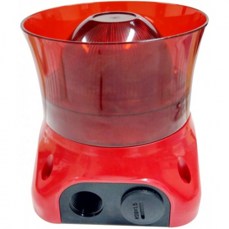 VALKYRIE ASBI IP65 * Sirena adresabila de EXTERIOR CU FLASH, CONTINE IZOLATOR DE BUCLA, culoare rosie Sisteme detectie incendiu - VALKYRIE ASBI IP65 * Sirena adresabila de EXTERIOR CU FLASH, CONTINE IZOLATOR DE BUCLA, culoare rosie