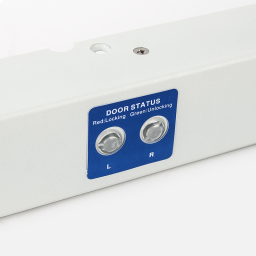 YB-500HD(LED) * Bolt electric dublu cu actiune electromagnetica, monitorizare, temporizare si LED de stare, alb [3]