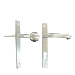 YH-D45L-85-28MM * Set shielduri cu buton fix la 45° si maner mobil cu sectiune tubulara, interax 85mm Manere si clante - YH-D45L-85-28MM * Set shielduri cu buton fix la 45° si maner mobil cu sectiune tubulara, interax 85mm