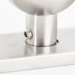 YH-D90L-85 * Set manere cu clanta tubulara si buton fix drept cu shield interax 85 [1]