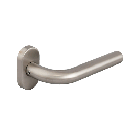 YH-D90O * Set manere cu clanta  tubulara si buton fix drept, cu rozete ovale, ax 90 Manere si clante - YH-D90O * Set manere cu clanta  tubulara si buton fix drept, cu rozete ovale, ax 90