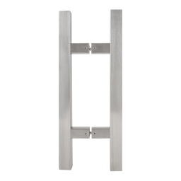 YHT-400S/90 * Maner tragator din inox cu fixare la 90 grade, profil patrat Manere si clante - YHT-400S/90 * Maner tragator din inox cu fixare la 90 grade, profil patrat